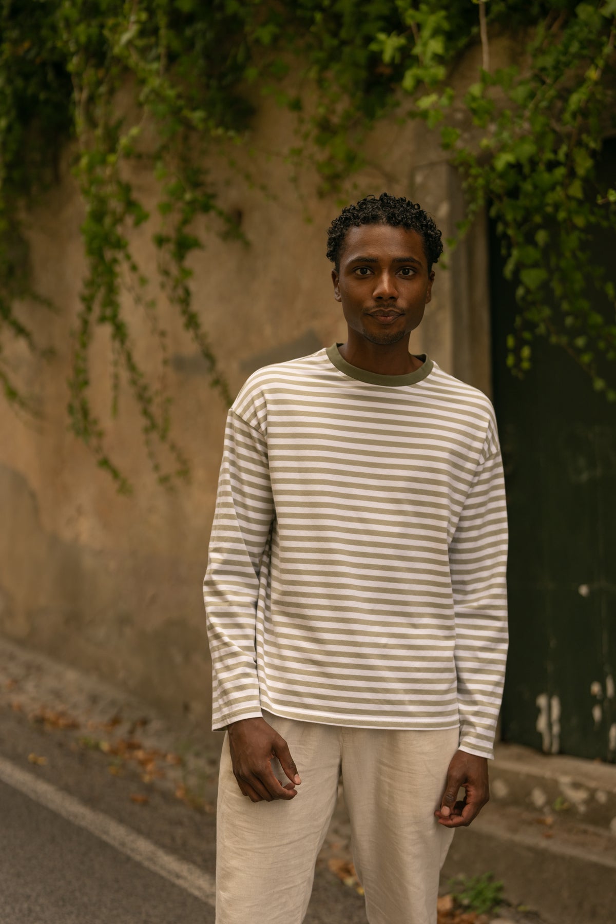 Longsleeve Riscas Verdes