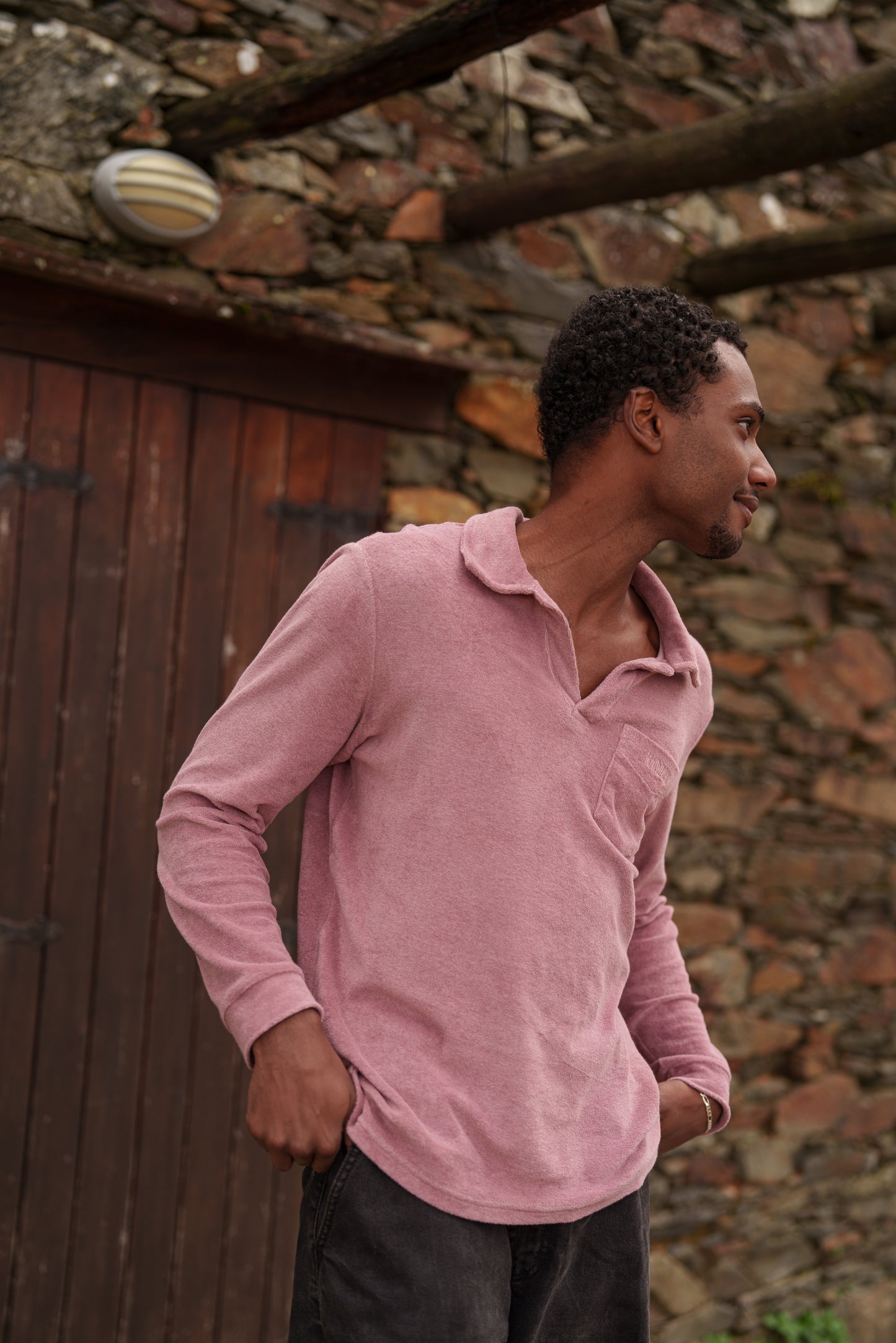 Licor Long Sleeve Terry Polo