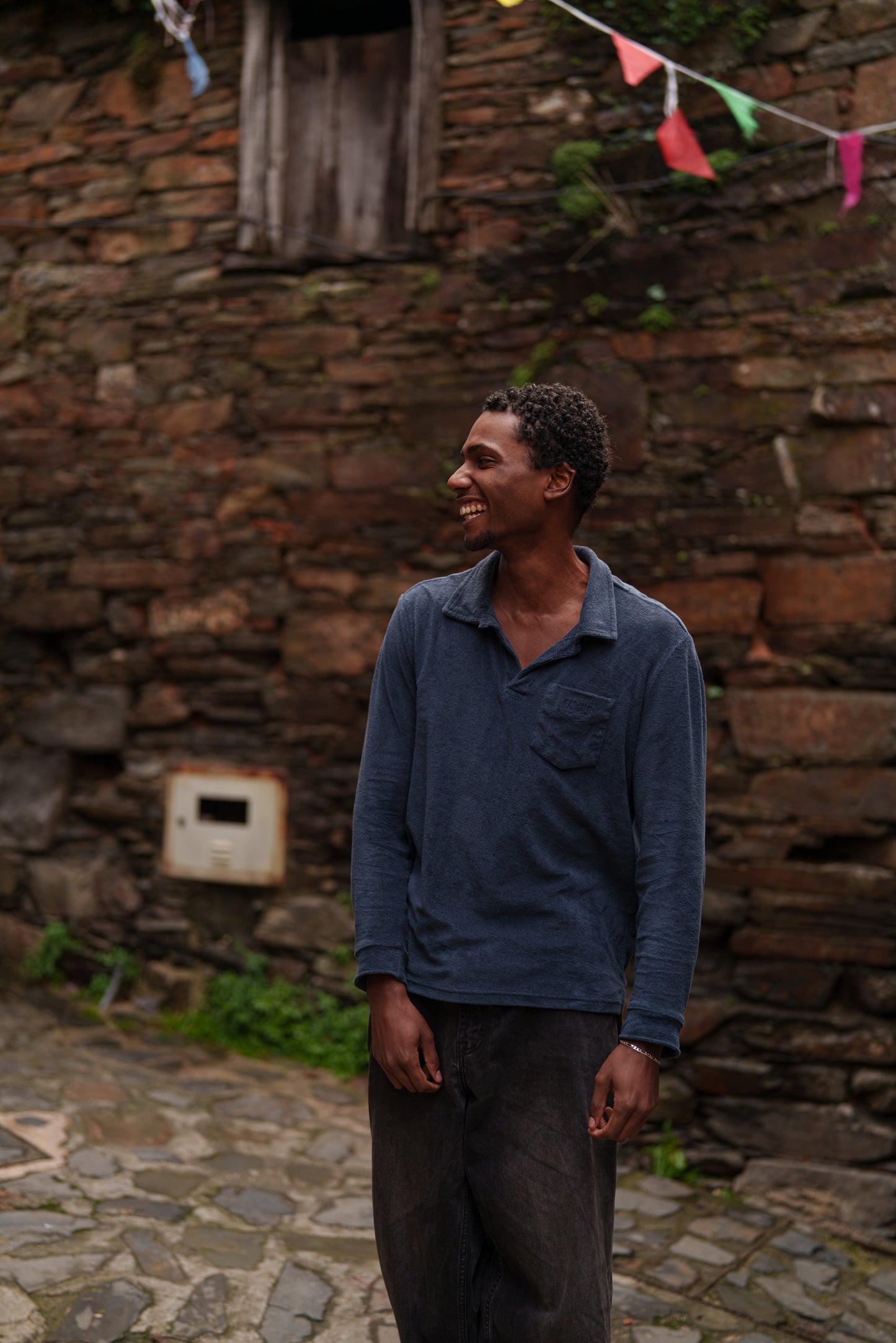 Tilena Long Sleeve Terry Polo