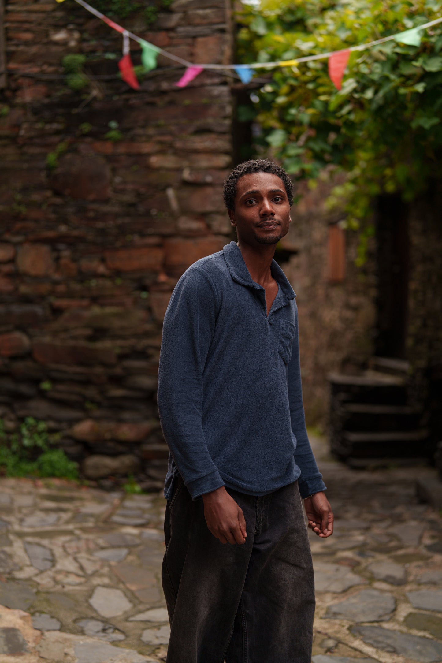 Tilena Long Sleeve Terry Polo