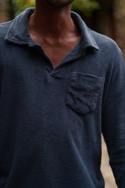 Tilena Long Sleeve Terry Polo