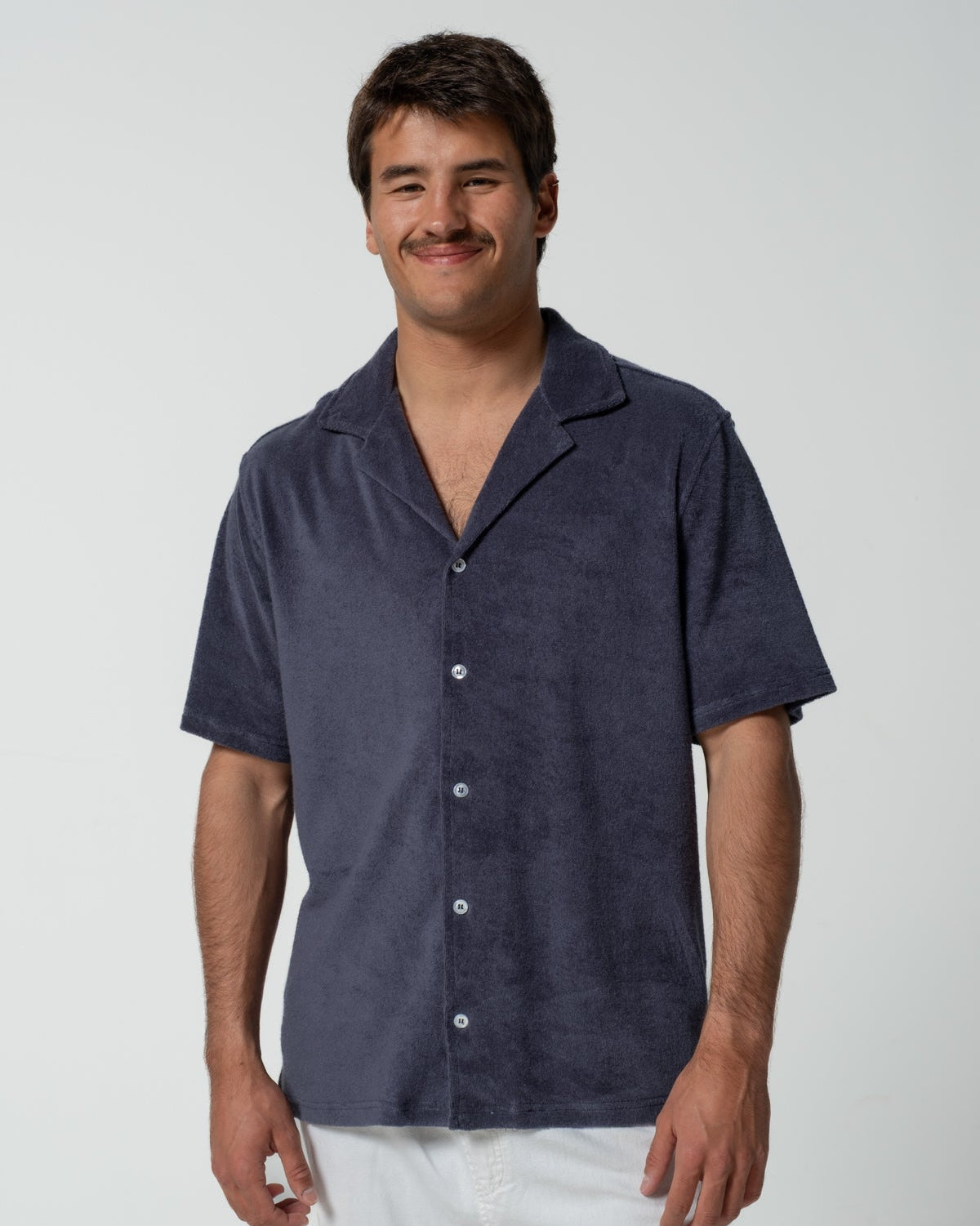 Navy Blue Terry Shirt