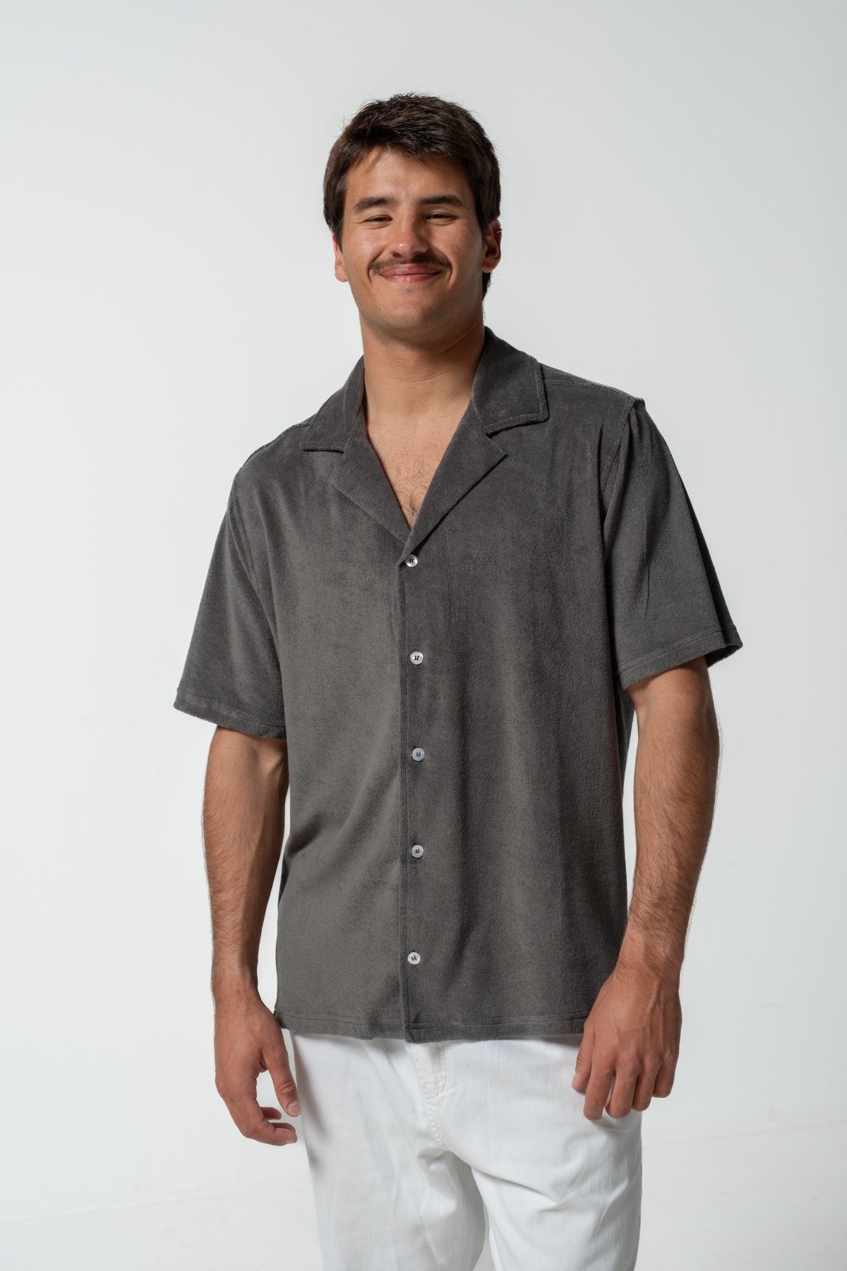 Charcoal Grey Terry Shirt