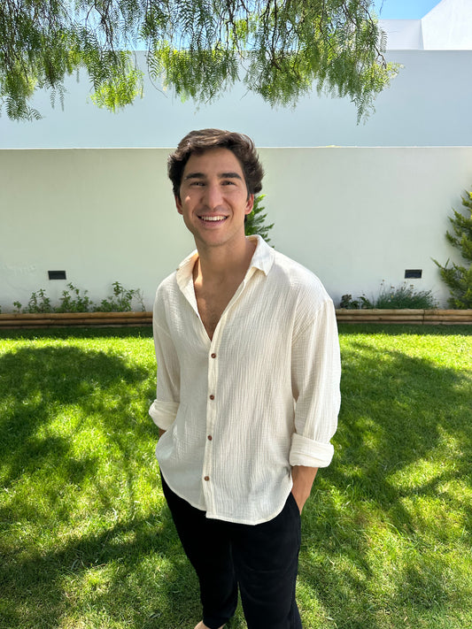 Lightweight Cotton Shirt Off-White