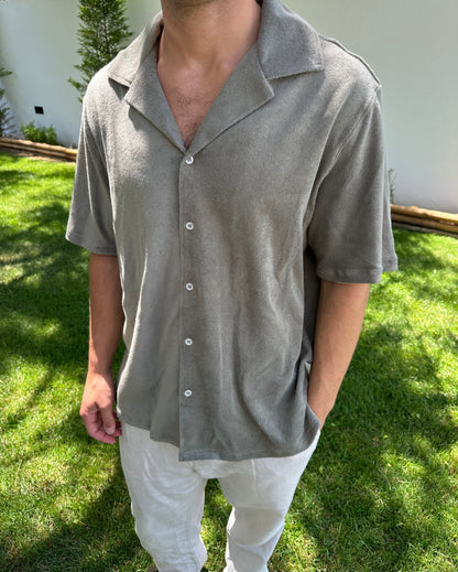 Dark Green Terry Shirt