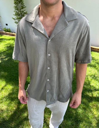 Dark Green Terry Shirt