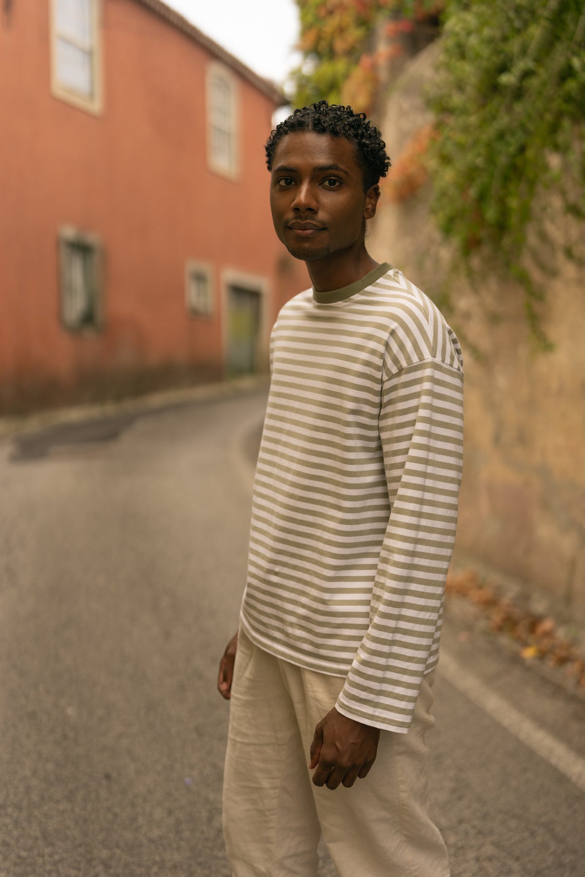 Longsleeve Riscas Verdes