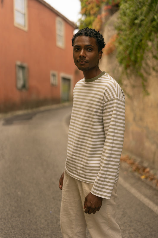 Longsleeve Riscas Verdes